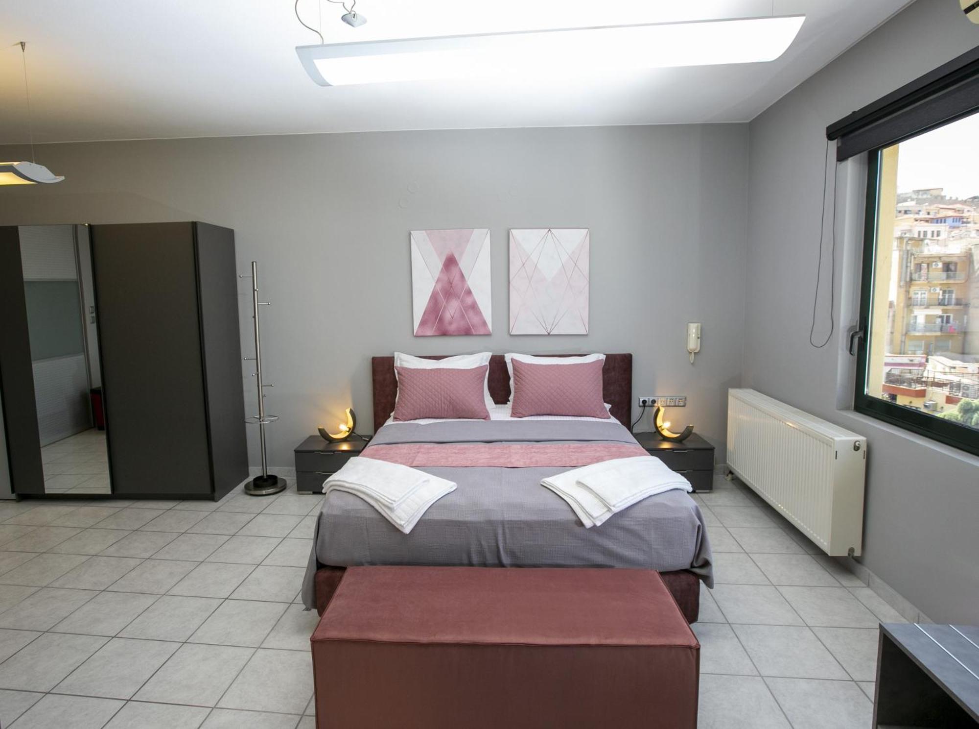 Castle View Luxury Apartment With Free Private Parking Kavala Exterior foto